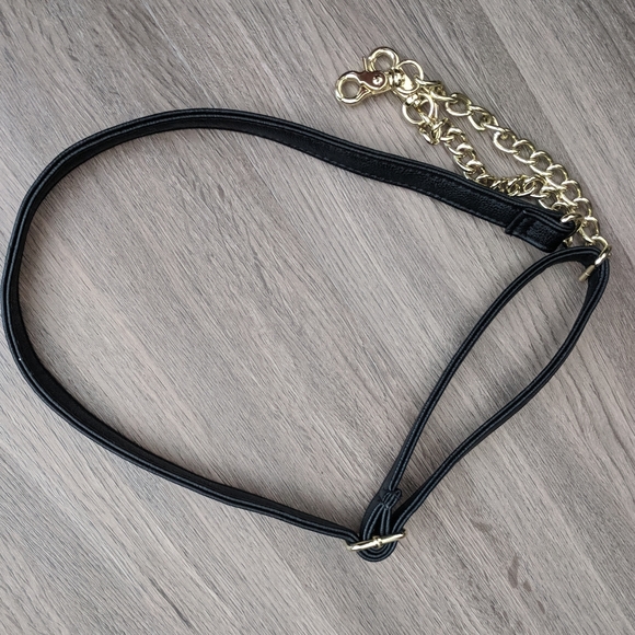 Betsey Johnson Black Faux Leather & Fur Purse - Picture 10 of 11